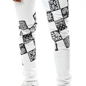 Bandana Patch Twill Stretch Pants